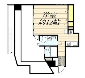 HF目黒レジデンス(ワンルーム/2階)の間取り写真