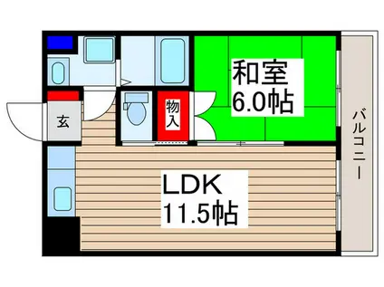 Nプラザ(1LDK/3階)の間取り写真