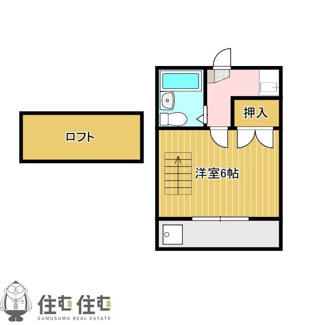 I・CITY大林(1K/1階)の間取り写真