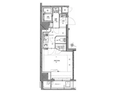 ハーモニーレジデンス秋葉原(1K/8階)の間取り写真