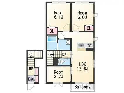 シャーメゾンフローラ(2SLDK/1階)の間取り写真