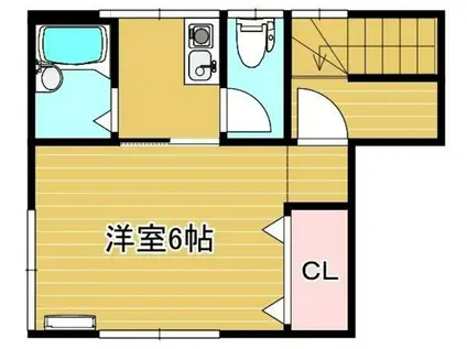 MAISON OKADA(1K/2階)の間取り写真