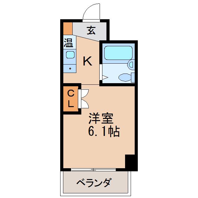 S・V丸の内(1K/3階)の間取り写真