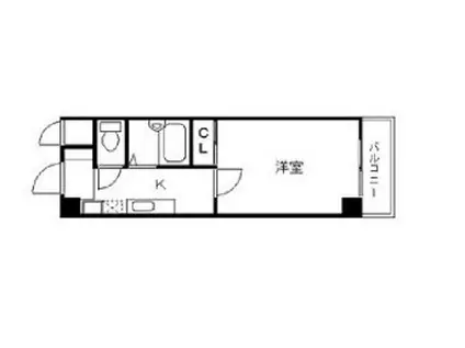 エクレール六甲(1K/1階)の間取り写真