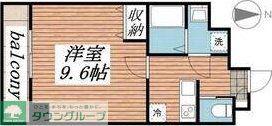 アマーレ東海通(1K/10階)の間取り写真