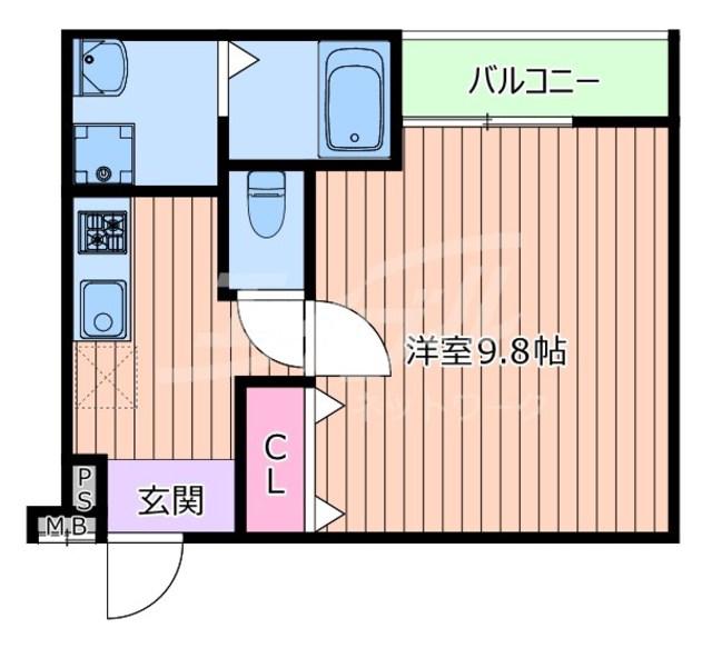フジパレス瑞光駅東(1K/2階)の間取り写真