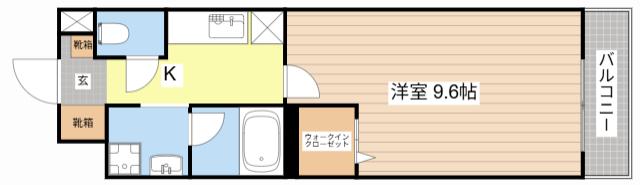 RADIER MARU.T(1K/3階)の間取り写真