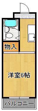 コラソン1000吉田ビル(1K/1階)の間取り写真