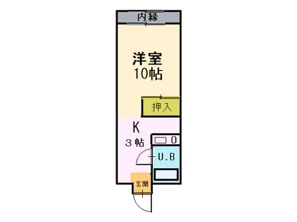 サンプラザ新橋(1K/2階)の間取り写真