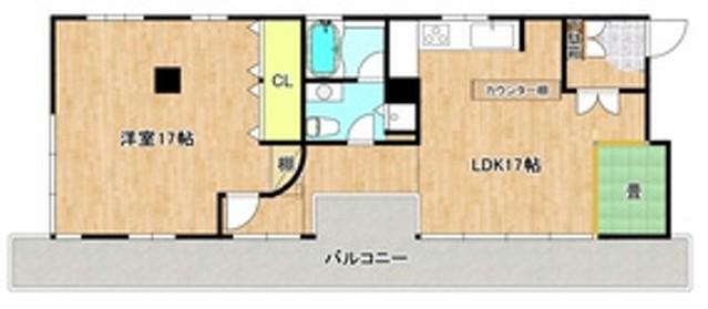 シーサイドヴィラ五番館(1LDK/10階)の間取り写真