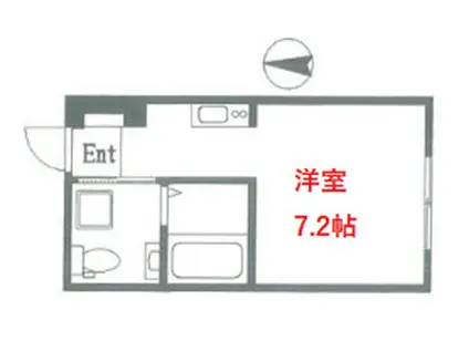 BONDS STAGES 千鳥町(ワンルーム/1階)の間取り写真