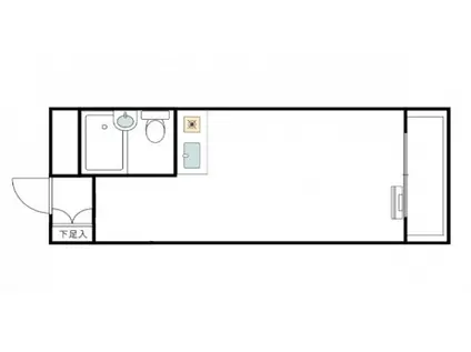 T-FOREST可部II(ワンルーム/3階)の間取り写真