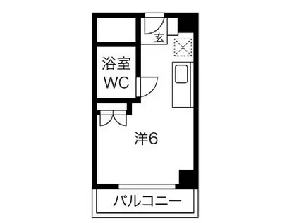 メゾン・ド・デューク(ワンルーム/3階)の間取り写真