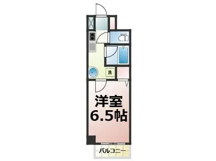 ENDOビルII(1K/2階)の間取り写真