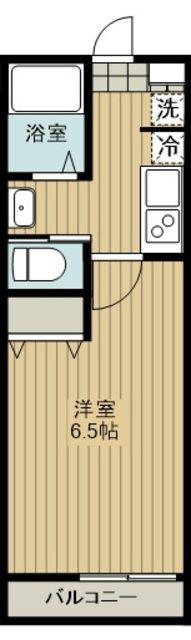 キャメル清瀬元町(1K/2階)の間取り写真