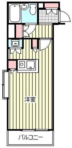 ワコーレ川口III(ワンルーム/5階)の間取り写真