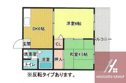 グランドハイム(1LDK/1階)の間取り写真