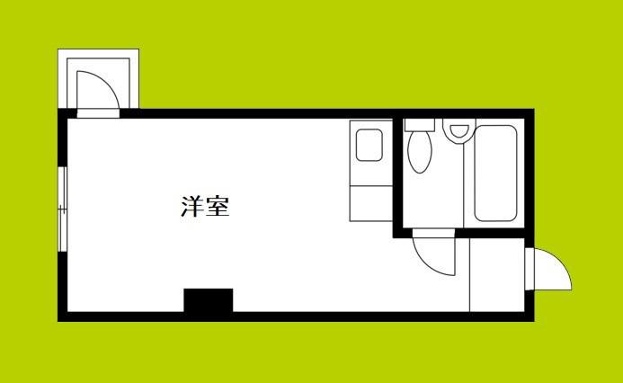 コンフォートマンション(ワンルーム/3階)の間取り写真