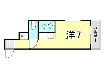 NK武庫川(ワンルーム/1階)の間取り写真