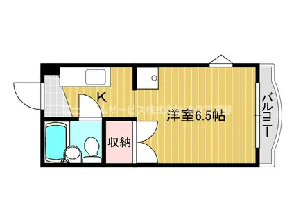 メゾンリベリカ(ワンルーム/4階)の間取り写真