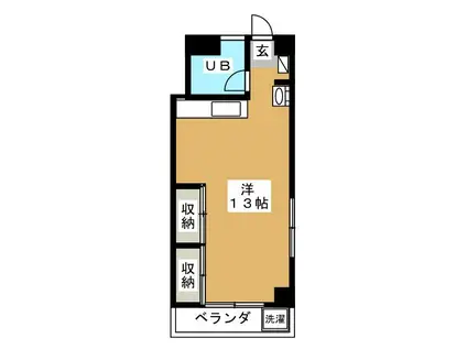 コーポ大谷(ワンルーム/2階)の間取り写真