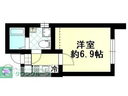 GKY 梅島(1K/2階)の間取り写真