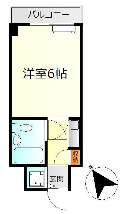 朝日プラザ呉センターコア(1K/11階)の間取り写真