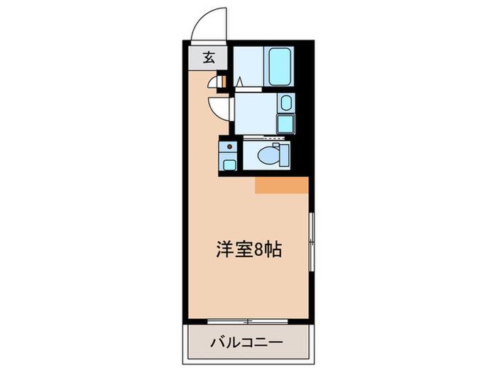 リチェンシア鹿島田(ワンルーム/4階)の間取り写真