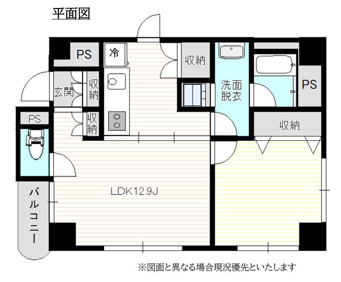 アーバンステージ上野(1LDK/2階)の間取り写真