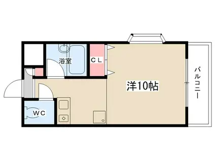 ルミエール北里(ワンルーム/7階)の間取り写真