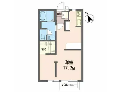 メゾンMAMI(ワンルーム/2階)の間取り写真