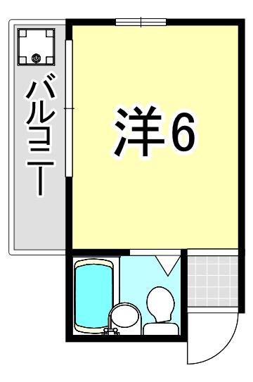 メゾン・ド・アトラー(ワンルーム/3階)の間取り写真