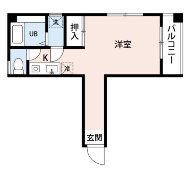 アクアグレイス田端II(ワンルーム/1階)の間取り写真