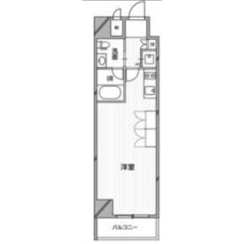 南堀江プライマリーワン(ワンルーム/3階)の間取り写真