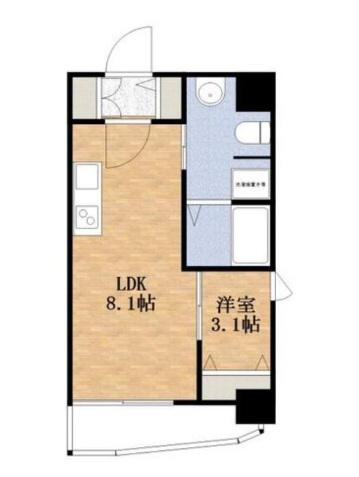 ラシーヌ日本橋(1LDK/13階)の間取り写真