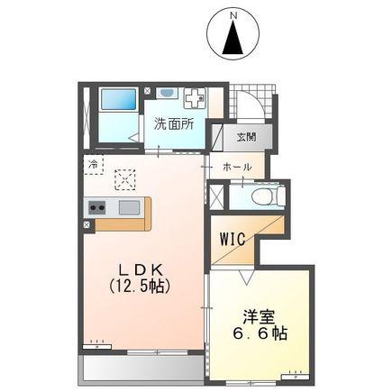 フレシール(1LDK/1階)の間取り写真