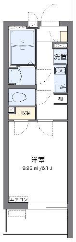 クレイノリバティ レジデンス(1K/1階)の間取り写真