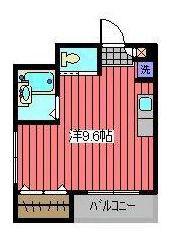 ウエストシティタワーズ(ワンルーム/6階)の間取り写真