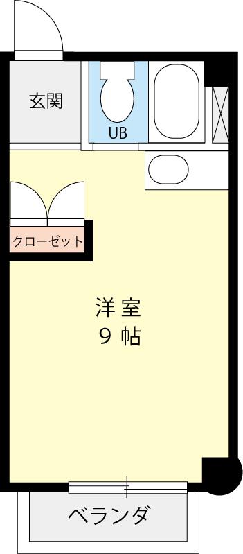 KS COURT(ワンルーム/4階)の間取り写真