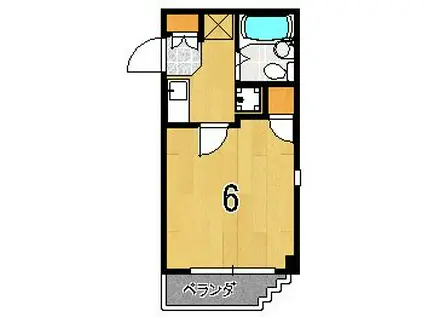 モーリストップハイツ(1K/3階)の間取り写真