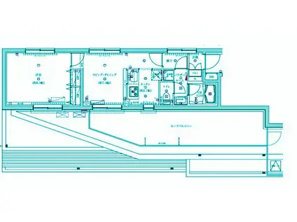 スパシエ大森エセンザ(1LDK/4階)の間取り写真