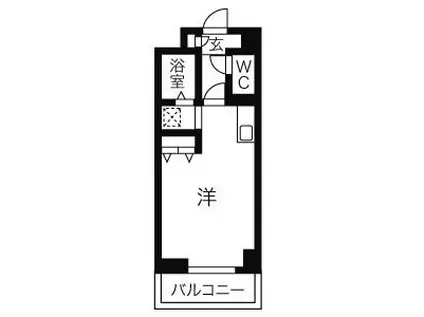 EXCELLENT21(ワンルーム/5階)の間取り写真