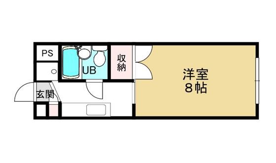 メゾン神宮寺(1K/3階)の間取り写真