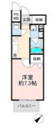 アルファレガロ神戸元町(1K/11階)の間取り写真