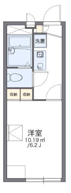 レオパレスウエストサイド(1K/1階)の間取り写真