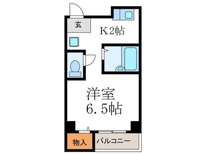 ISEYAHOUSE(1K/3階)の間取り写真