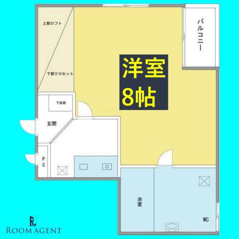 CASA QUINTO(1K/4階)の間取り写真