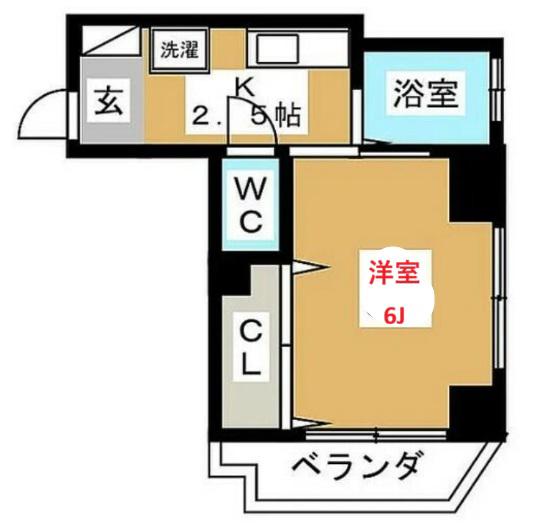 ピソ・エスペランサ(1K/1階)の間取り写真