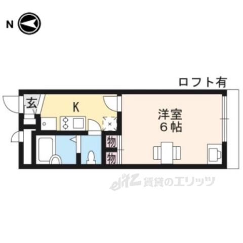 レオパレスITO(1K/1階)の間取り写真