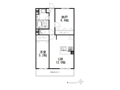 PLUM OWL(1SLDK/1階)の間取り写真